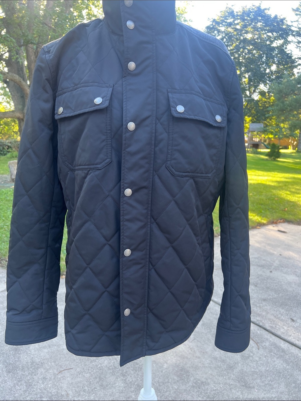 Banana Republic Diamond Quilted Utility Field Jacket - Men's Medium